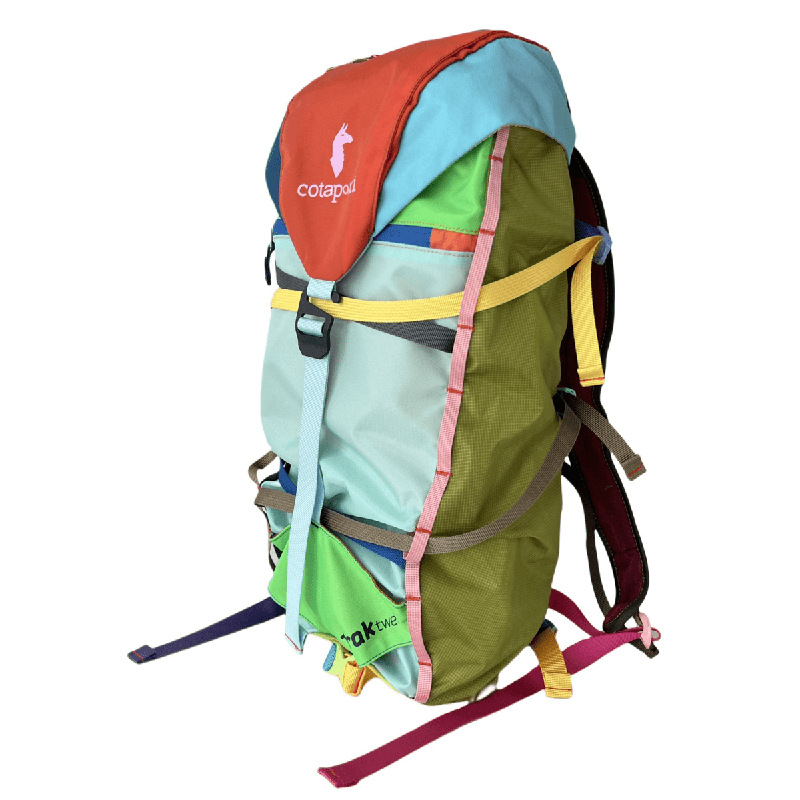 20L轻量撞色户外旅行包厂家直供2025 夏季羊驼多巴胺登山包